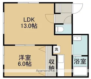 メゾン ドゥ ヴェール【2階】の間取り